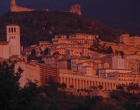 sunset in Assisi